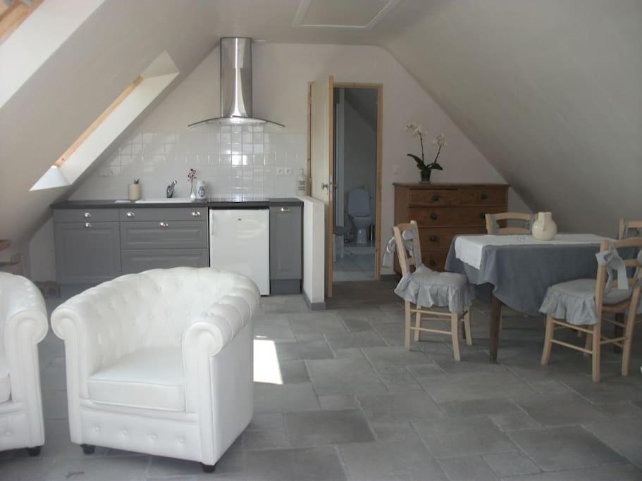 Terrasse, Campagne Et Mer Apartment Troguery Exterior photo